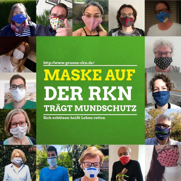 #Maskeauf – Der RKN trägt Mundschutz