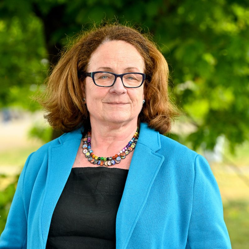 Marianne Michael-Fränzel, Kreistagsabgeordnete der GRÜNEN im Rhein-Kreis Neuss und Sprecherin für Kultur