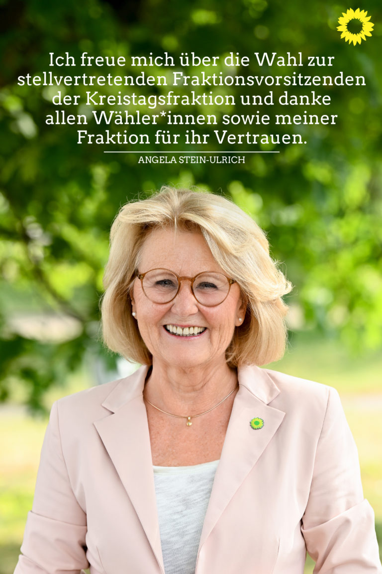 Angela Stein-Ulrich als neue stellvertretende Vorsitzende der GRÜNEN Kreistagsfraktion gewählt